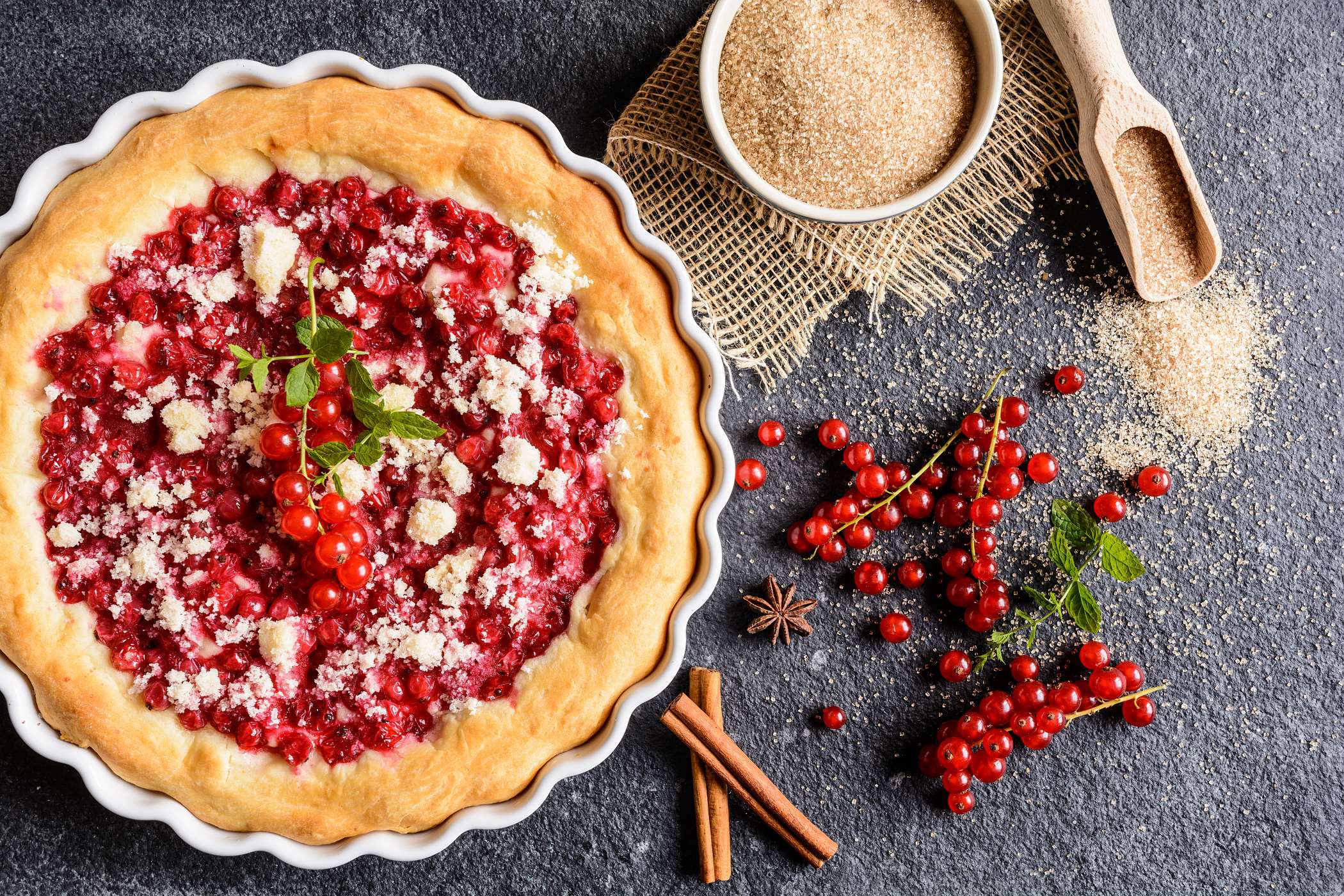 Ciasto Z Czerwon Porzeczk Przepis Na Fajnegotowanie Pl