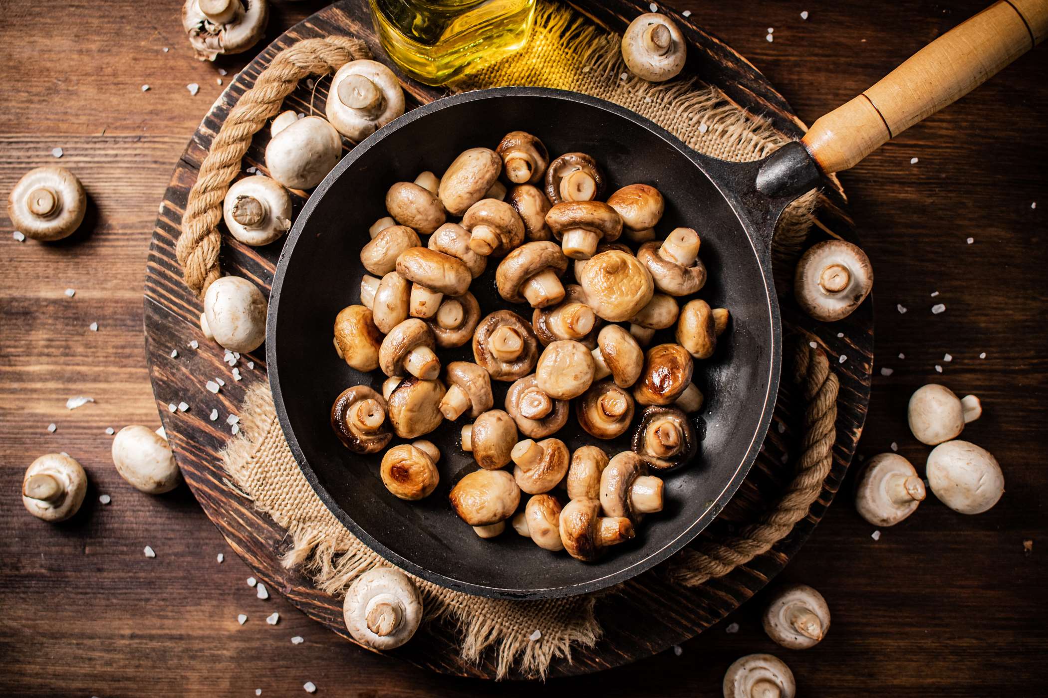 Smażone pieczarki przepis na FajneGotowanie pl