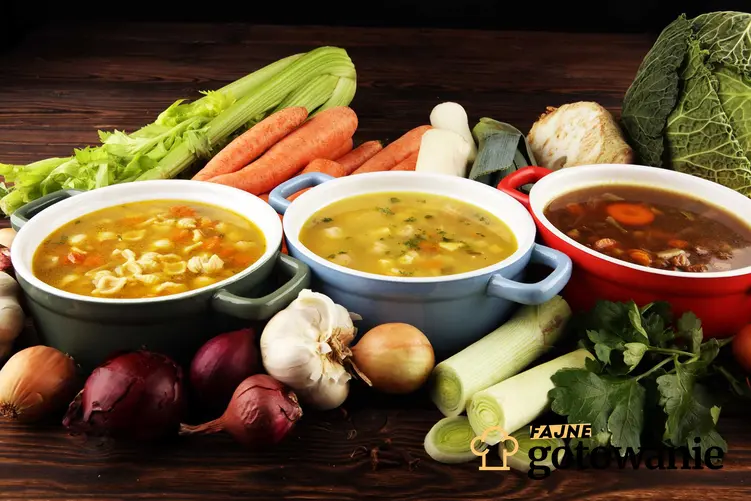 Różne zupy warzywnej, idealne na dietę zupową, a także zasady diety, przepisy, menu oraz skuteczność diety zupowej
