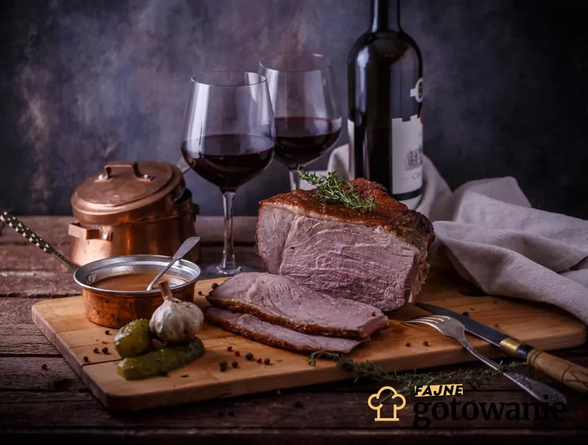 Potrawy pikantne łącz z winami półwytrawnymi Kieliszki z winem