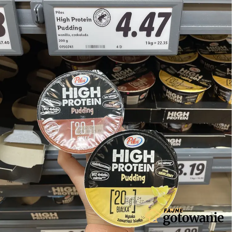 Wysokobiałkowy pudding High Protein – Pilos, Lidl