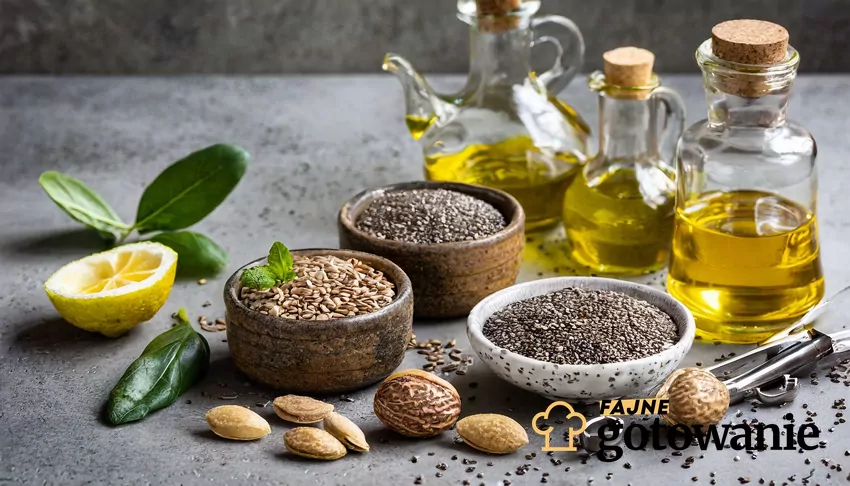 Nasiona chia i siemię lniane – małe, ale pełne mocy dzięki zawartości kwasów omega-3 Zdrowe tłuszcze - nasiona i oleje