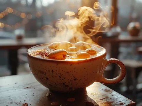 Kawa z dodatkiem grzybów