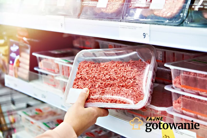 Mięso w sklepie