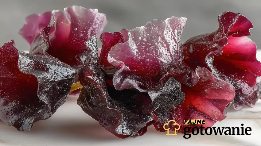Wygądają pięknie i zawierają ogromną ilość jodu Czerwone wodorosty - dulse