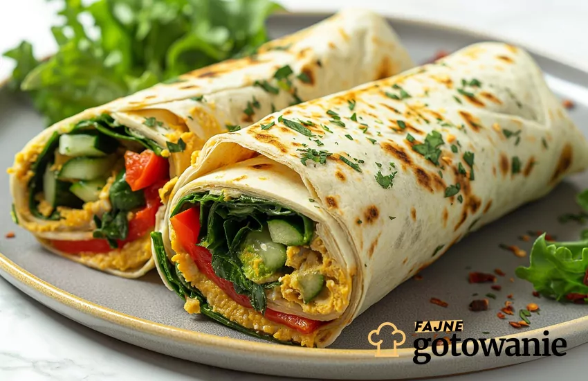 Tortilla ze smacznym nadzieniem