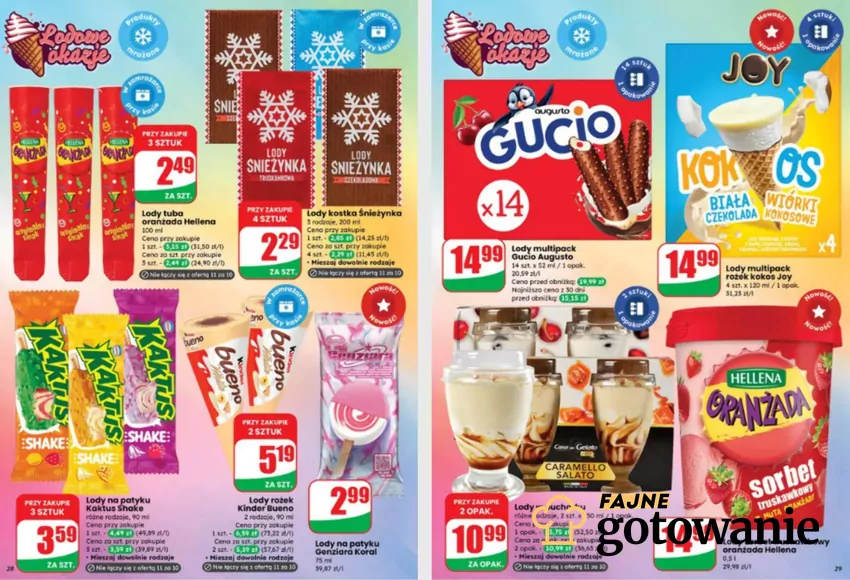 Pyszne lody w Dino - teraz w atrakcyjnych cenach Dino - gazetka