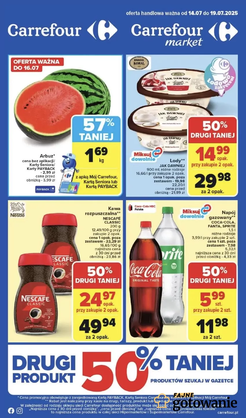 Dwa opakowania kawy za niecałe 50 złotych Promocje w Carrefour