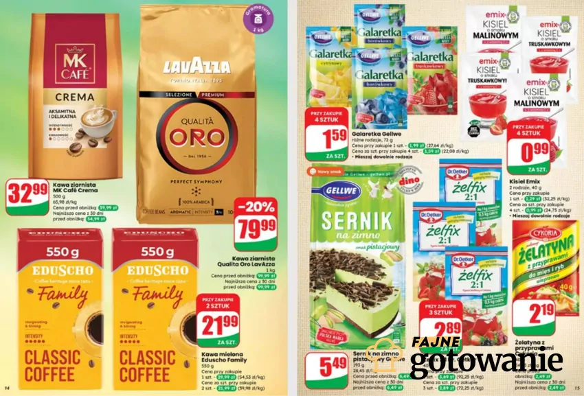 Genialne obniżki kaw Dino - gazetka