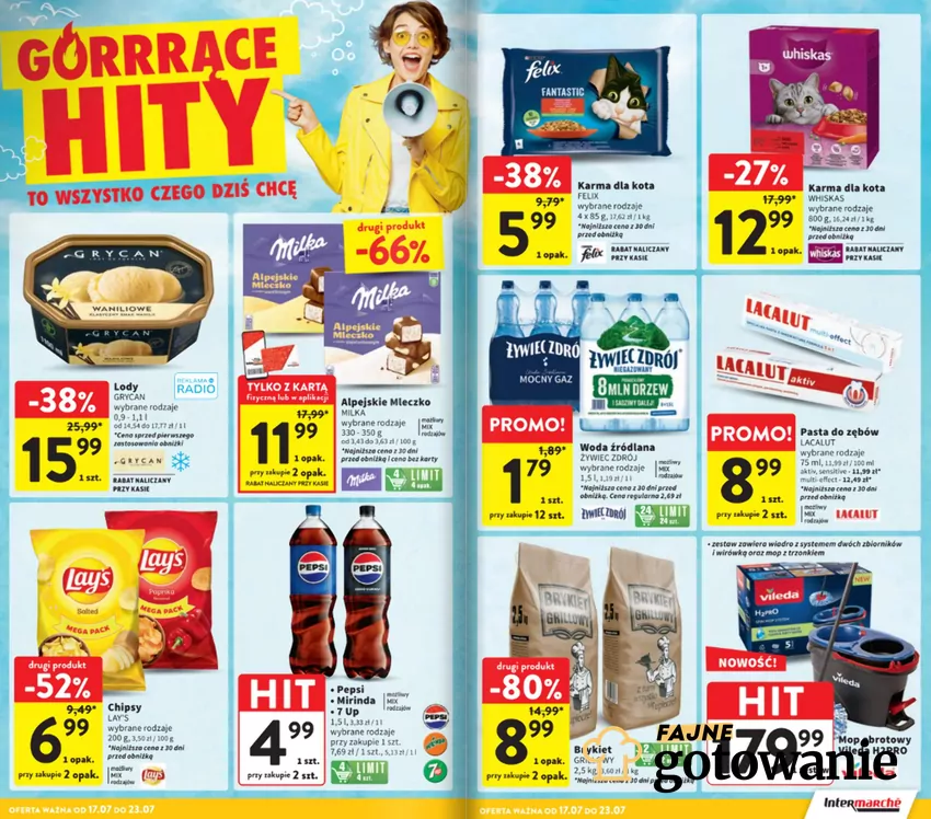 Do 23 lipca duże wyprzedaże w Intermarche Intermarche - gazetka