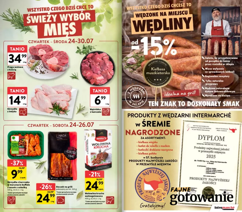 Ogromny wybór w mięsa Intermarche - gazetka
