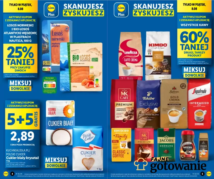 Tylko w piątek 8.08 duże obniżki cen w Lidlu Gazetka Rossmanna
