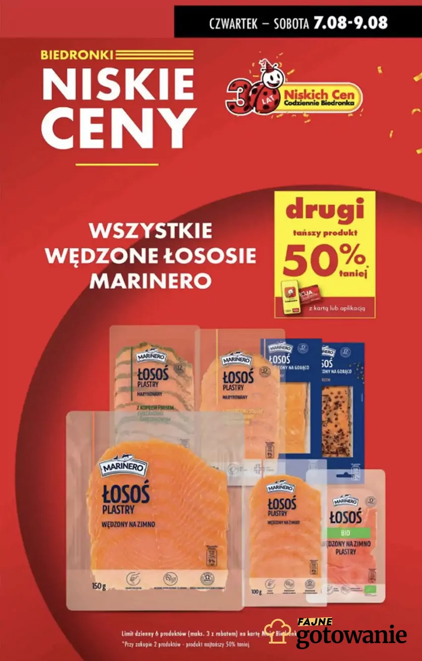 Można kupić tylko 6 opakowań - do 9 sierpnia Promocje w Biedronce