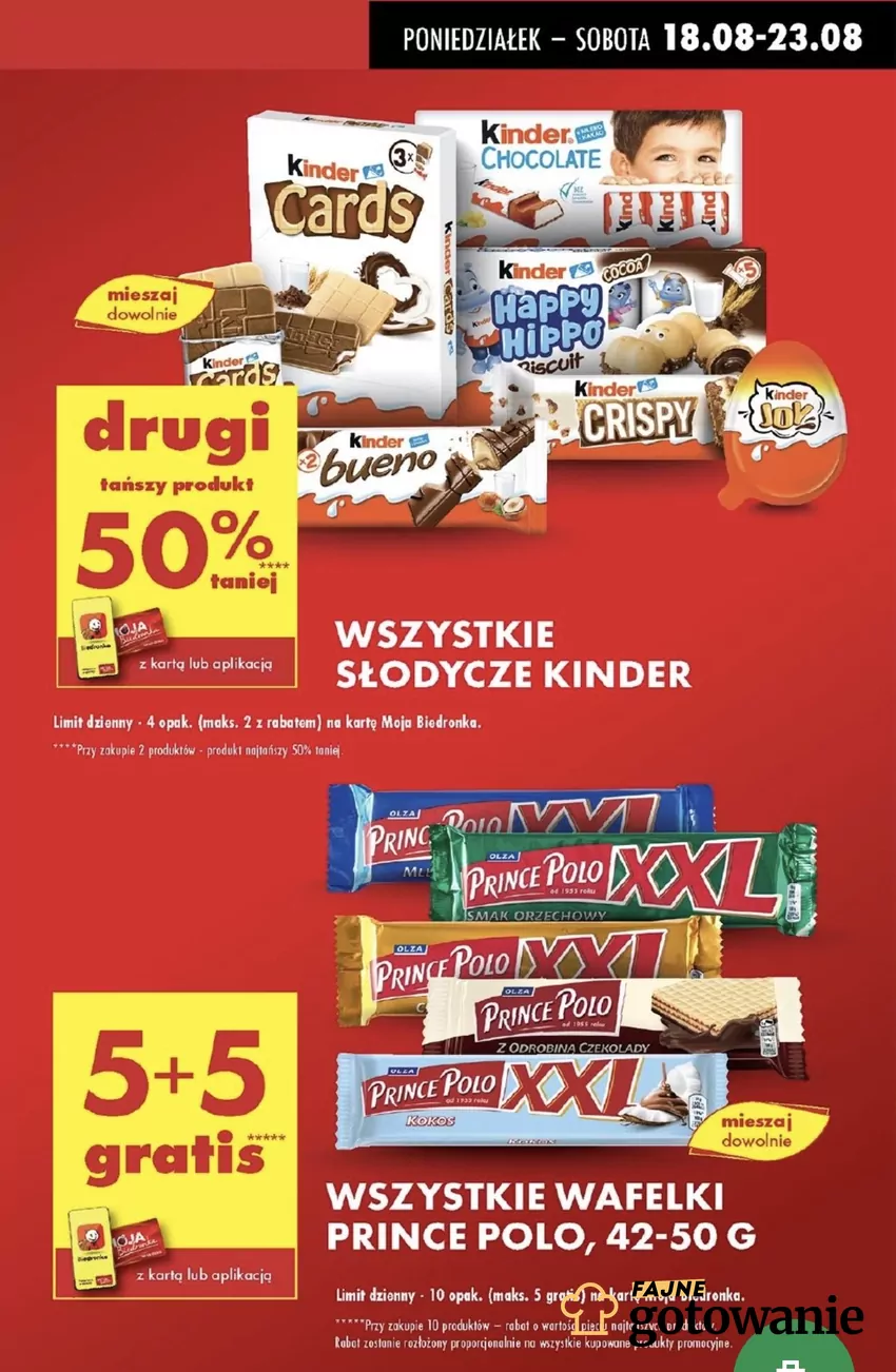 Promocje w Biedronce
