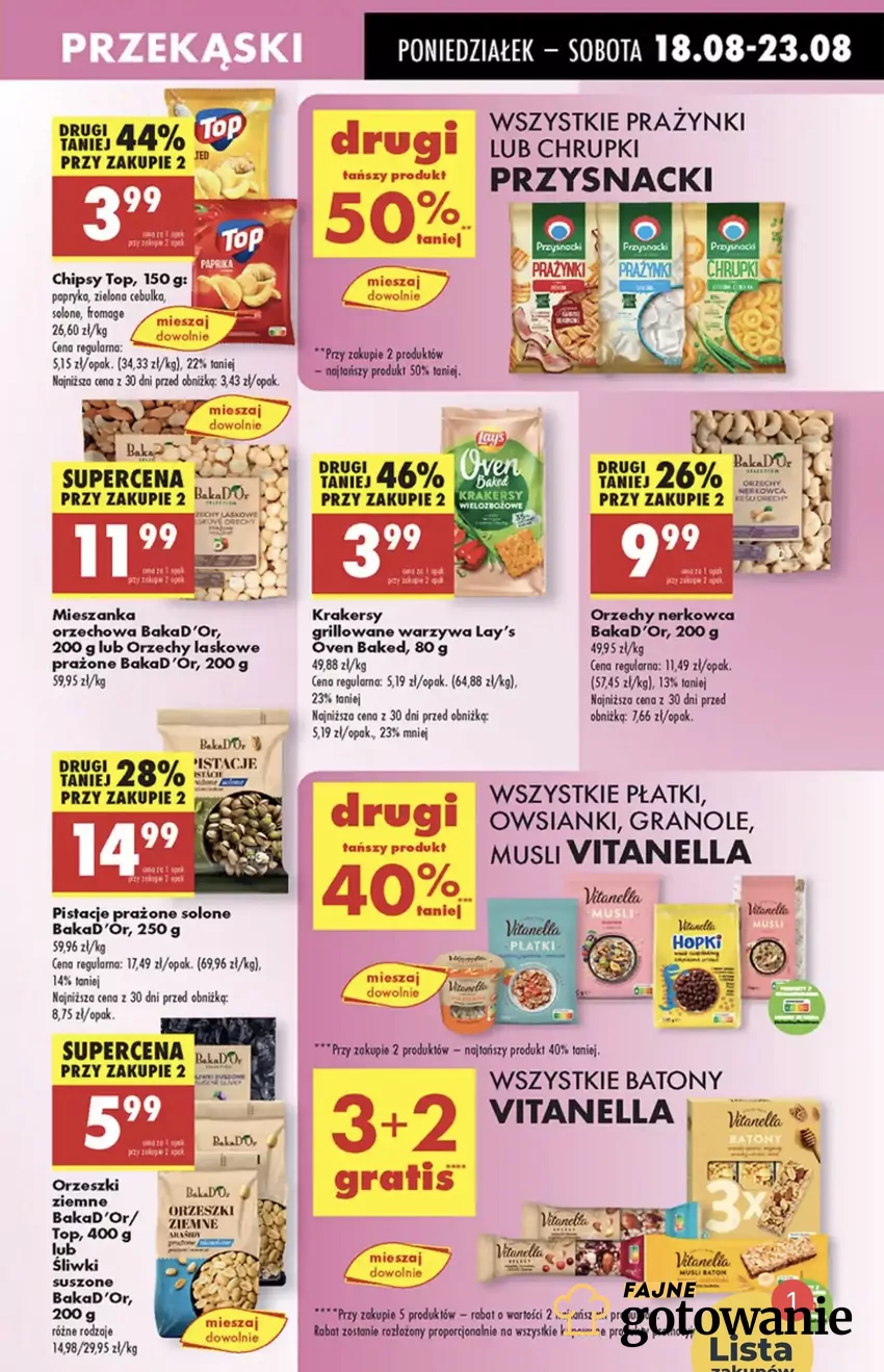 Ta oferta nie ma limitów i możesz mieszać dowolnie Promocje w Biedronce