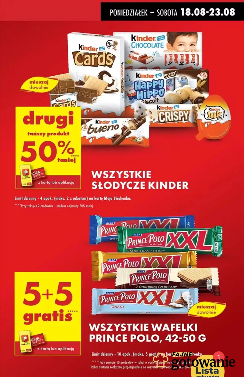 Promocje w Biedronce