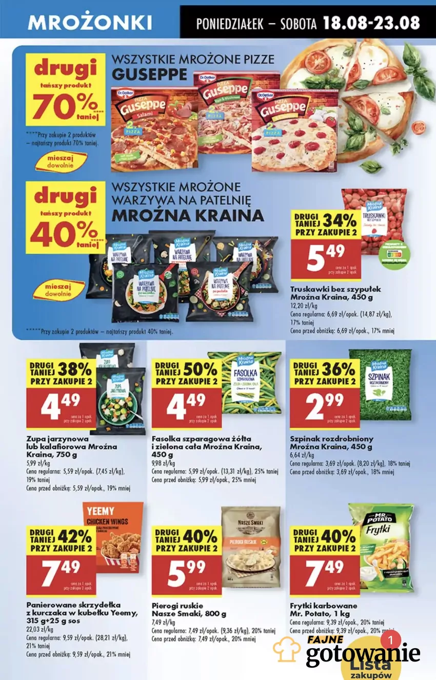 Wybieraj spośród twoich ulubionych rodzajów i bierz tyle, ile chcesz Promocje w Biedronce