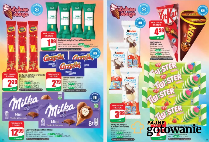 Lodowe okazje w Dino - oferta ważna do 26.08 Dino - gazetka