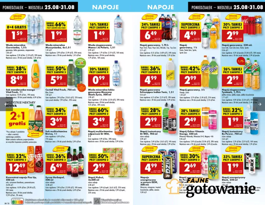 Napoje w Biedronce w atrakcyjnych cenach Biedronka - gazetka