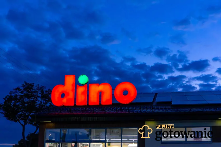 Dino - baner sklepu