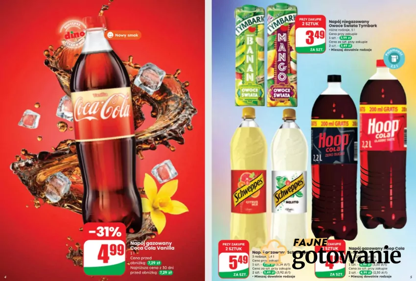 Limitowana edycja Coca-Coli w Dino - do 2 września w niższej cenie! Dino - gazetka