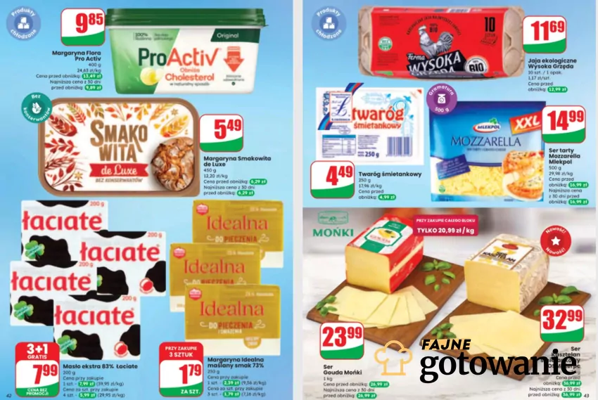 W Dino promocja na kultowe produkty, takie jak masło Łaciate Dino - gazetka