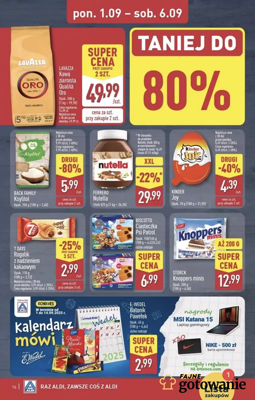 Ta promocja nie jest limitowana - korzystaj! Promocje w ALDI