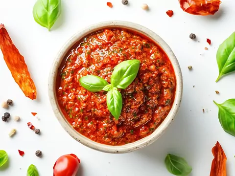 Domowe czerwone pesto