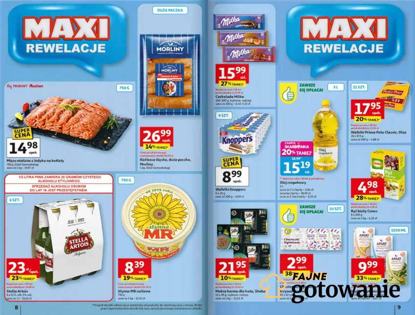 W promocji m.in. kultowe wafelki Knoppers Gazetka Auchan