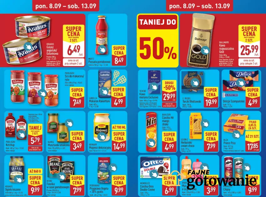 W Aldi m.in. kultowe słodycze w promocji Aldi - gazetka