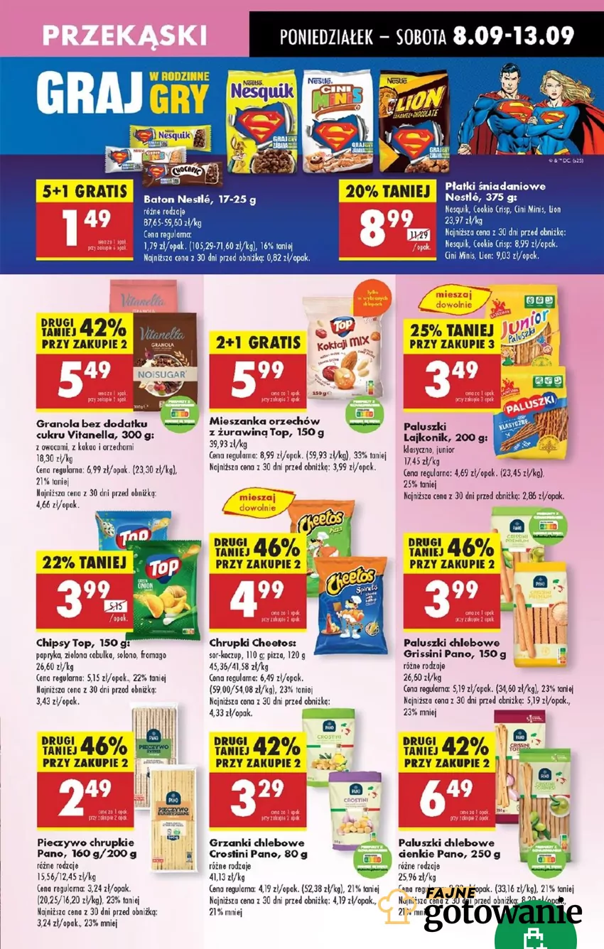 Zamiast 7 zł zapłać tylko 5,49 zł za opakowanie Promocje w Biedronce