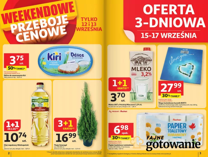 Weekendowe przeboje cenowe w Auchan Gazetka Auchan