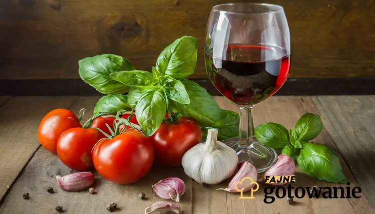 Wino, pomidory, czosnek i bazylia czyli zestaw idealny na udaną noc