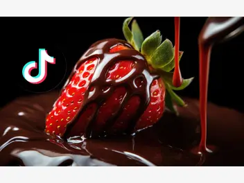 Ilustracja artykułu najnowszy hit tiktoka — truskawki z czekoladą