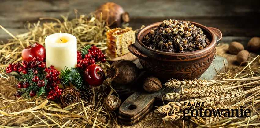 Kutia to jedno z wielu tradycyjnych potraw, które robiono na Wigilię Kutia w misce