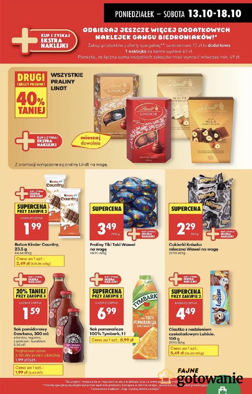 Ta promocja nie ma limitów Promocje w Biedronce