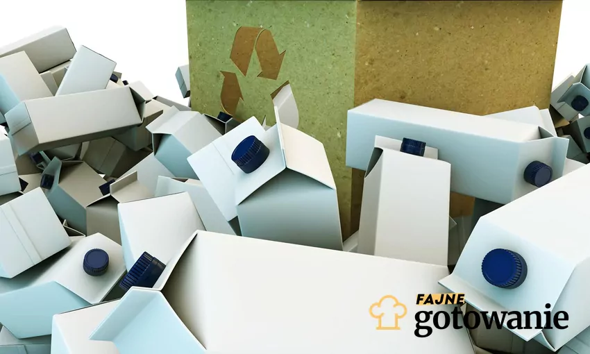 Kartony po mleku i sokach często wyglądają jak zwykły papier, ale w rzeczywistości to odpady wielomateriałowe Mleko kartony