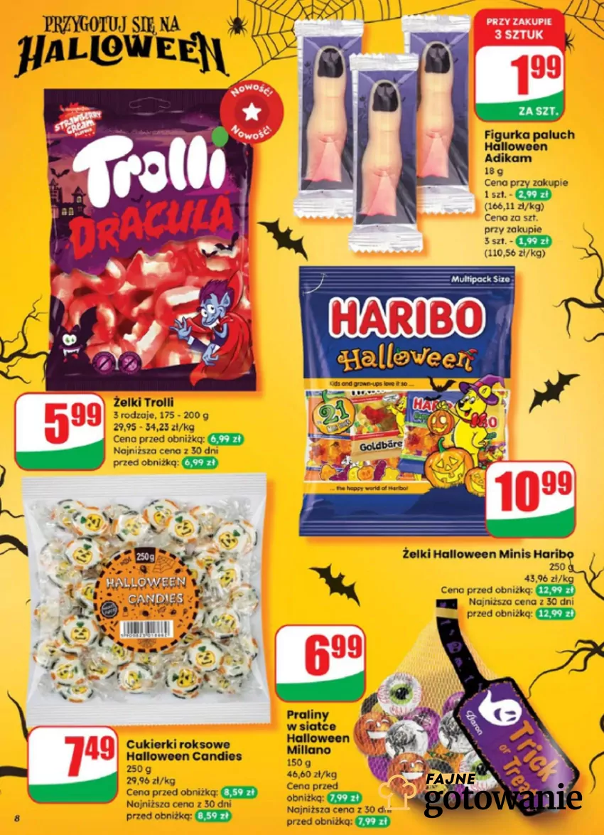 Z okazji Halloween dużo ciekawych słodyczy w Dino Dino - gazetka