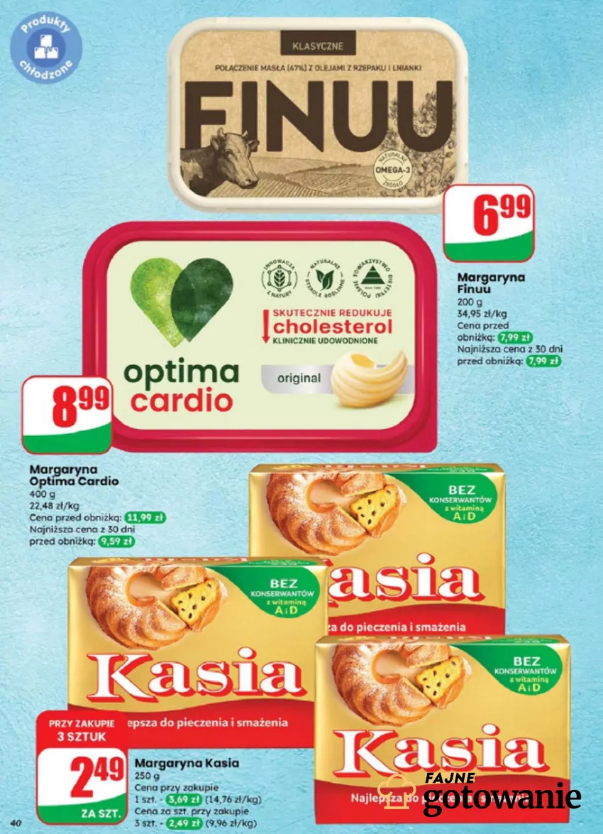 W promocji m.in. kultowa margaryna Kasia Dino - gazetka