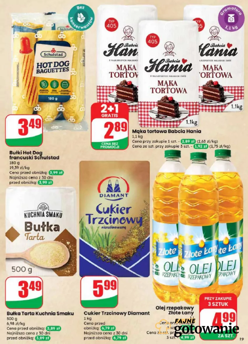 W promocji m.in. kultowy olej rzepakowy i mąka tortowa Dino - gazetka