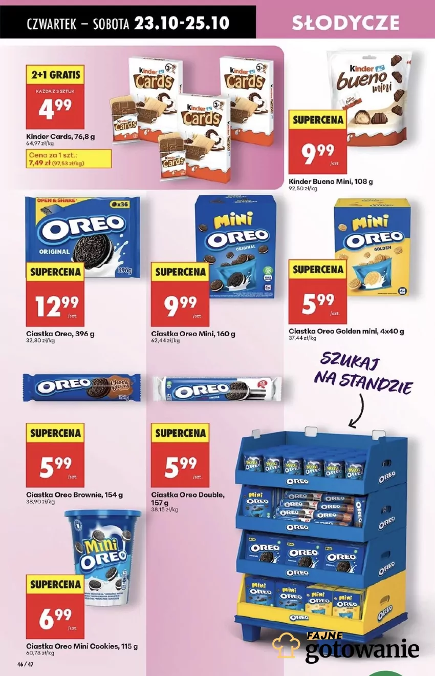 Aktualnie wiele markowych słodyczy jest w dobrej cenie w Biedronce Promocje w Biedronce