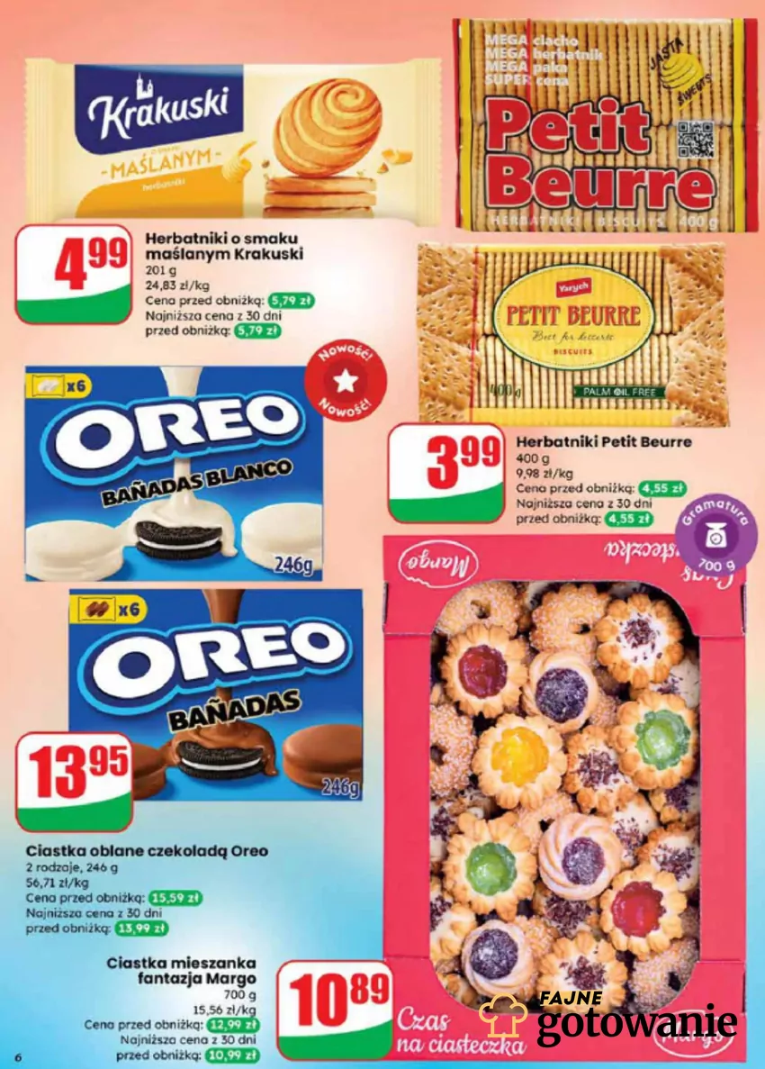 W promocji m.in. kultowe ciasteczka Oreo - teraz w nowej odsłonie! Dino - gazetka