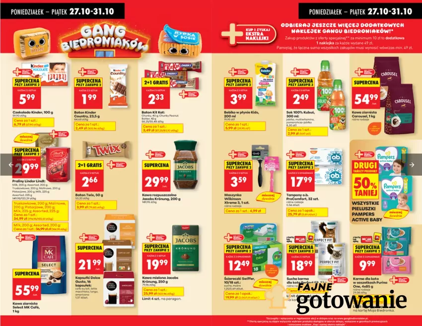 Kultowe produkty w rewelacyjnych cenach Gazetka Biedronki