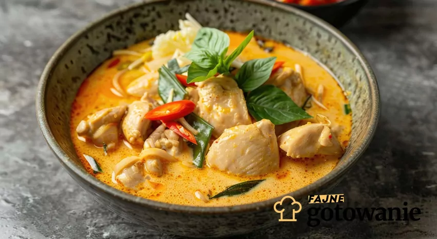 Ugotowane wcześniej mięso może być również bazą do sosów np. azjatyckich Mięso z kurczaka w daniu curry