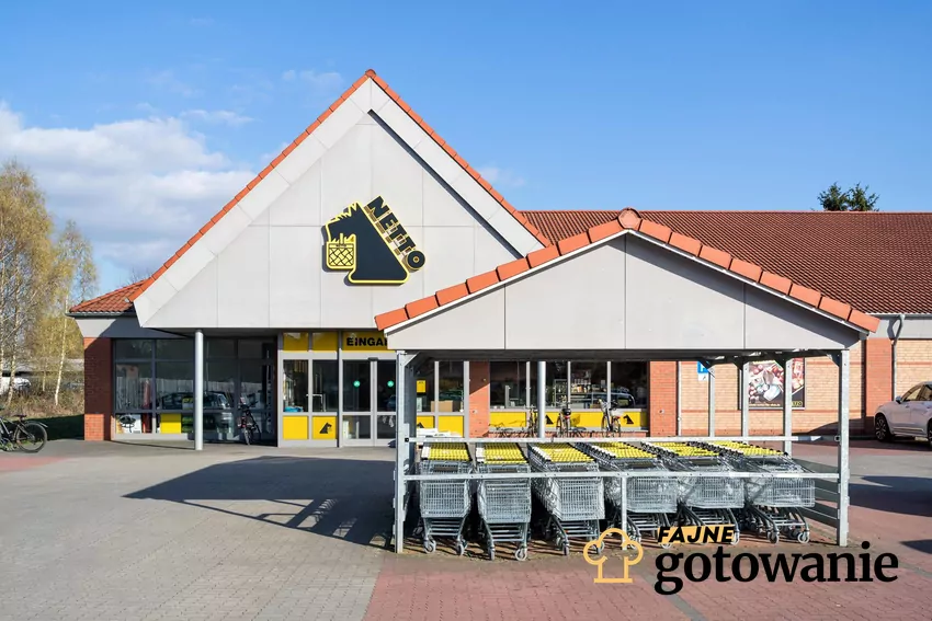 Netto - wejście do sklepu