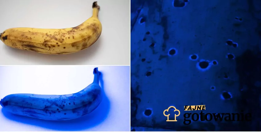 Banany w świetle UV