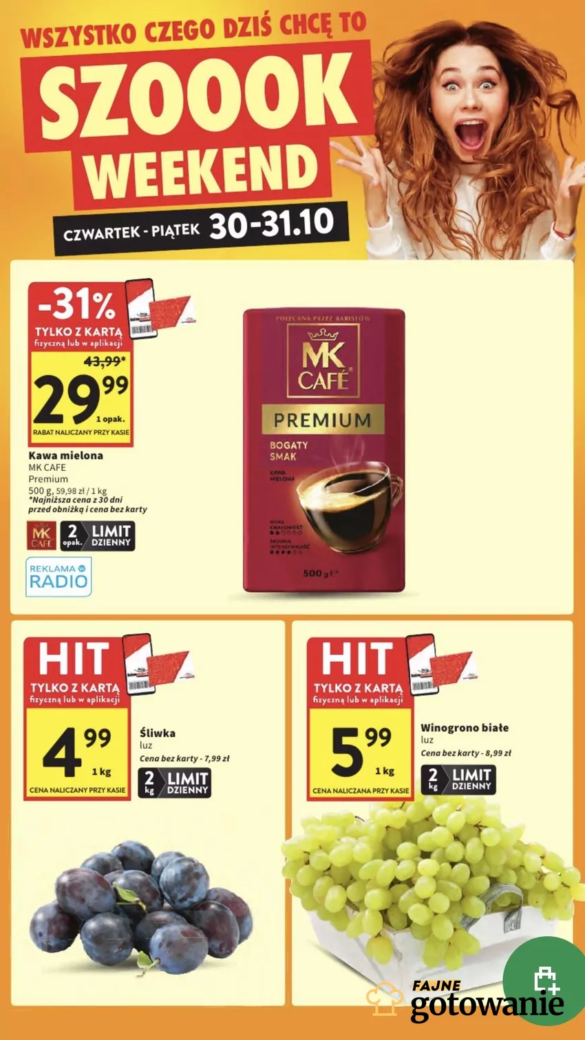 Pamiętaj, że do tej promocji potrzebna jest karta lub aplikacja Promocje w Intermarche