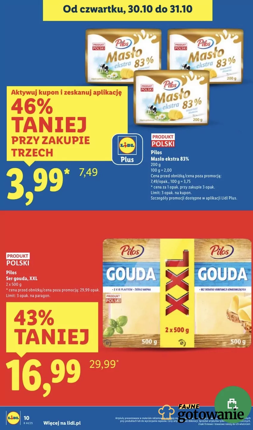 Ser żółty jest również w rewelacyjnej cenie Promocje w Lidlu