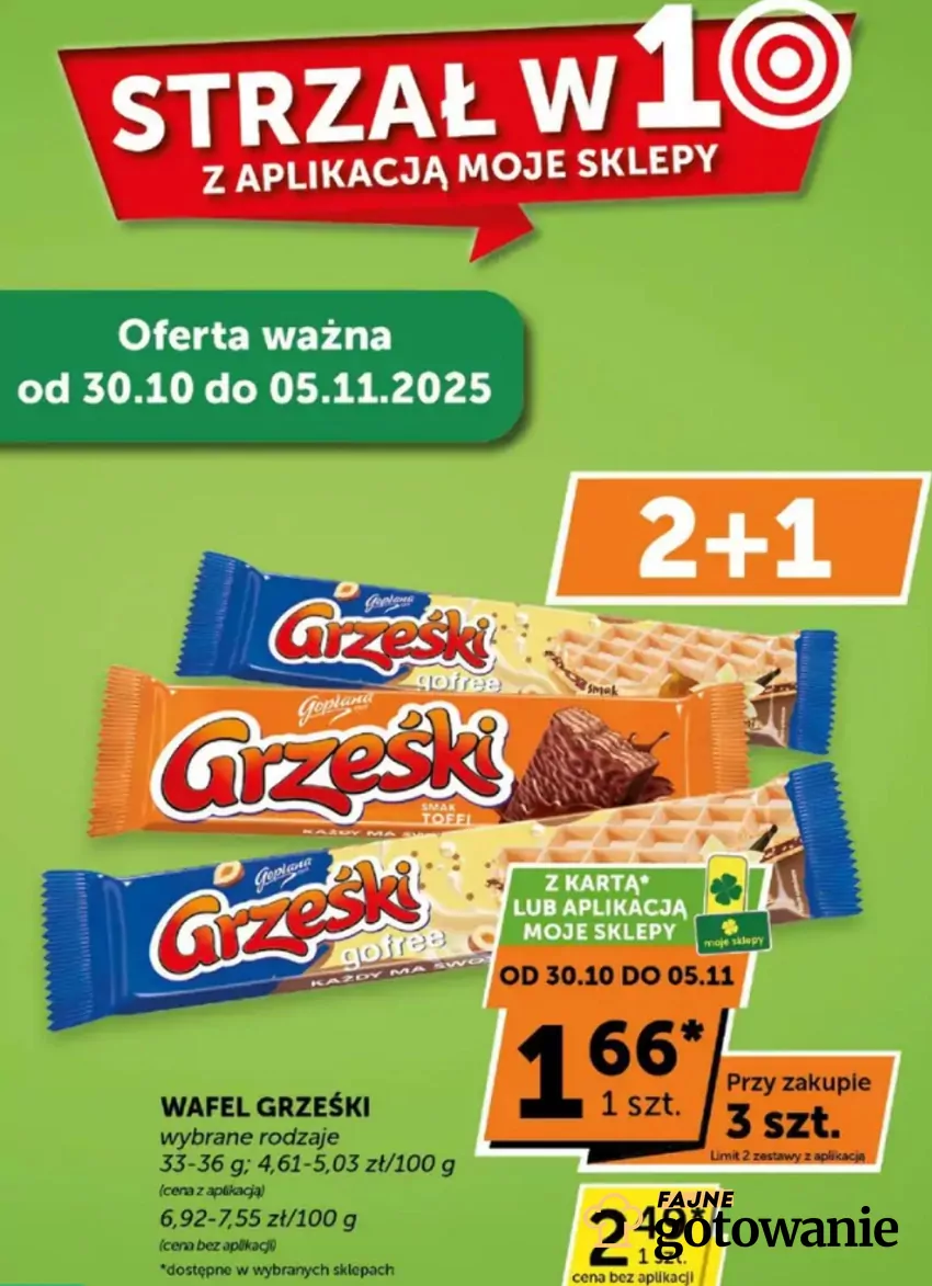 Przecena kultowych wafelków - tylko do 5.11! ABC - gazetka