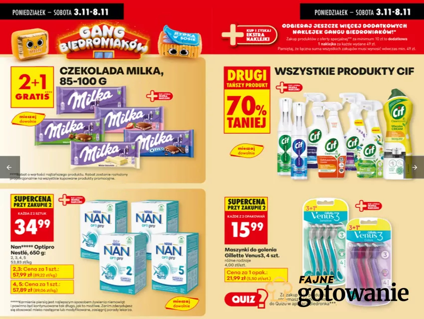 W promocji m.in. kultowa czekolada Biedronka - gazetka